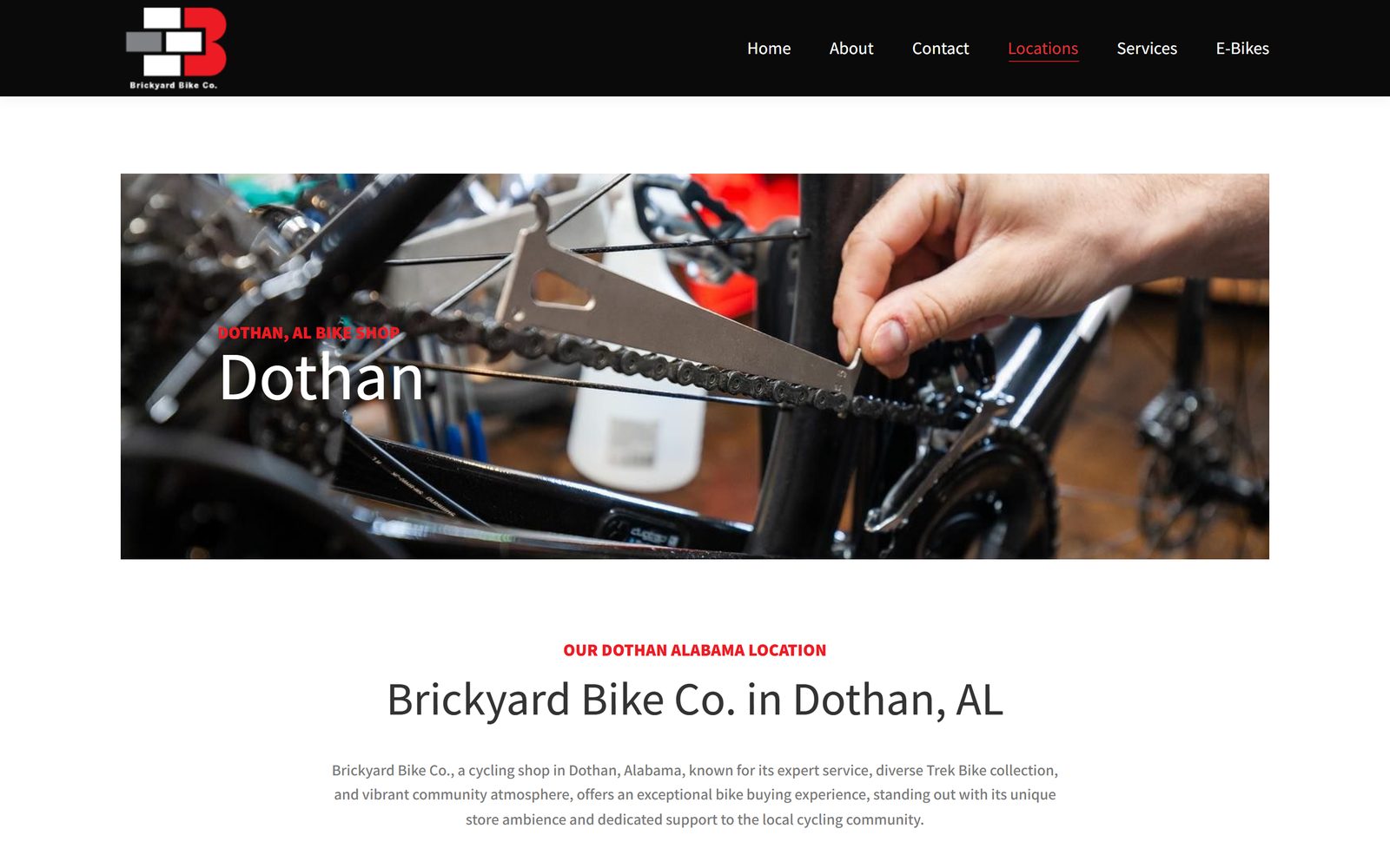 Brickyard Bike Co. The Dothan Win