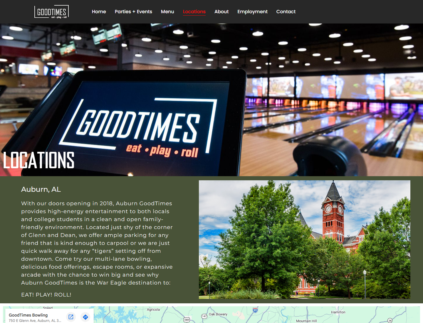 GoodTimes Bowling Locations