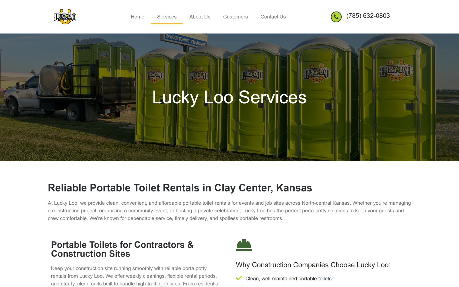 Lucky Loo Portables Services