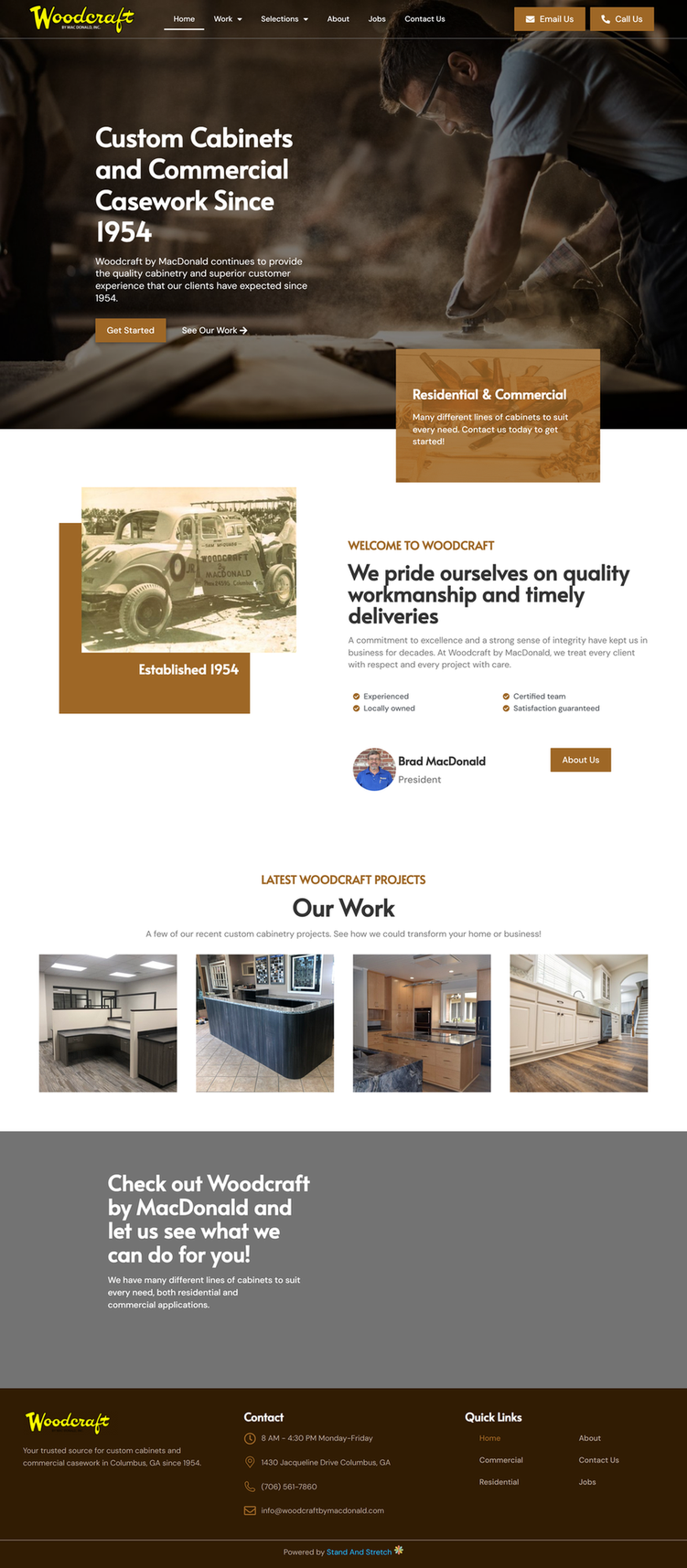 WoodCraft By MacDonald full website